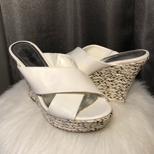 Jennifer Lopez Kohl’s Wedges Pattern White 7